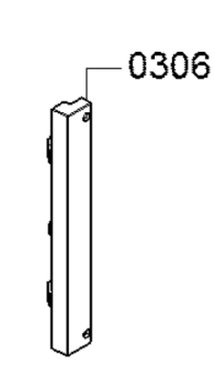 BSH 11052814 - LEISTE FÜR MIKROWELLE SIEMENS BE732L1B1